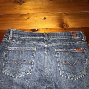 7 for all mankind boot cut jeans